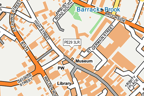 PE29 3LR map - OS OpenMap – Local (Ordnance Survey)