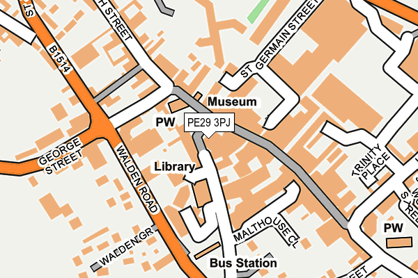 PE29 3PJ map - OS OpenMap – Local (Ordnance Survey)