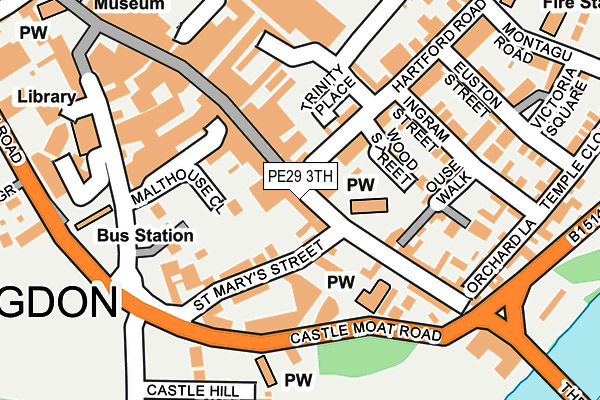 PE29 3TH map - OS OpenMap – Local (Ordnance Survey)