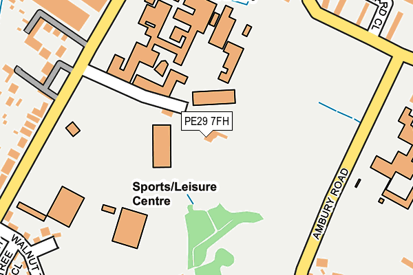 PE29 7FH map - OS OpenMap – Local (Ordnance Survey)