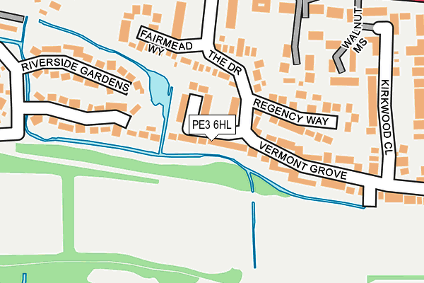 PE3 6HL map - OS OpenMap – Local (Ordnance Survey)