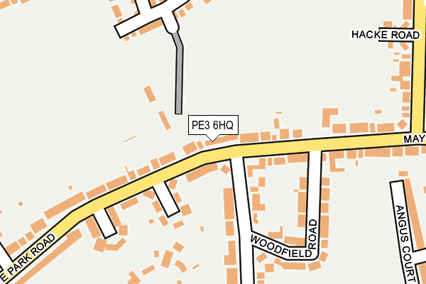 PE3 6HQ map - OS OpenMap – Local (Ordnance Survey)