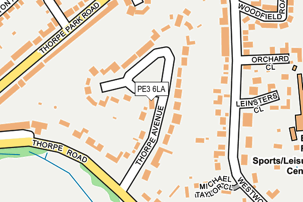 PE3 6LA map - OS OpenMap – Local (Ordnance Survey)
