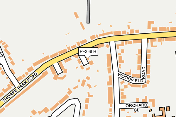 PE3 6LH map - OS OpenMap – Local (Ordnance Survey)