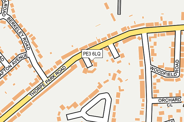 PE3 6LQ map - OS OpenMap – Local (Ordnance Survey)