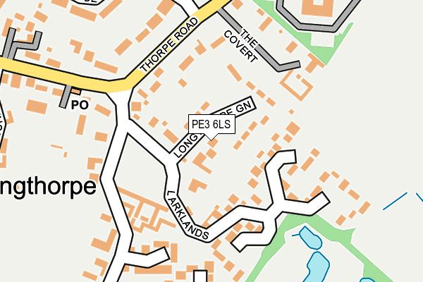 PE3 6LS map - OS OpenMap – Local (Ordnance Survey)