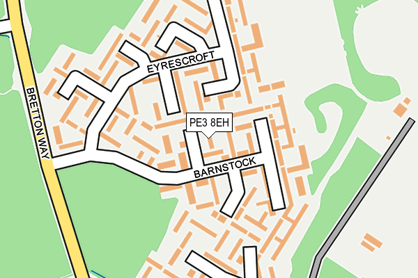 PE3 8EH map - OS OpenMap – Local (Ordnance Survey)