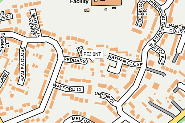 PE3 9NT map - OS OpenMap – Local (Ordnance Survey)