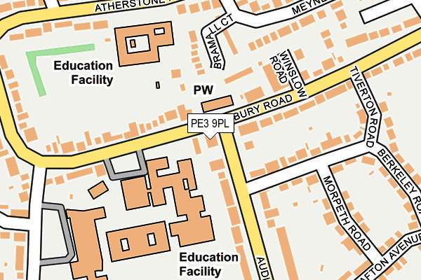 PE3 9PL map - OS OpenMap – Local (Ordnance Survey)