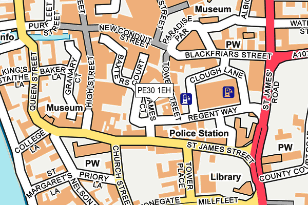 PE30 1EH map - OS OpenMap – Local (Ordnance Survey)