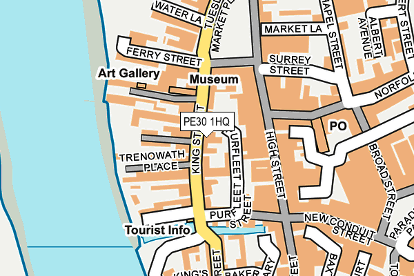 PE30 1HQ map - OS OpenMap – Local (Ordnance Survey)