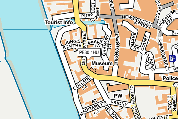 PE30 1HU map - OS OpenMap – Local (Ordnance Survey)