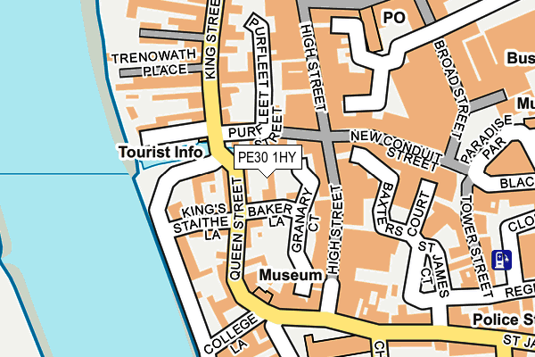 PE30 1HY map - OS OpenMap – Local (Ordnance Survey)