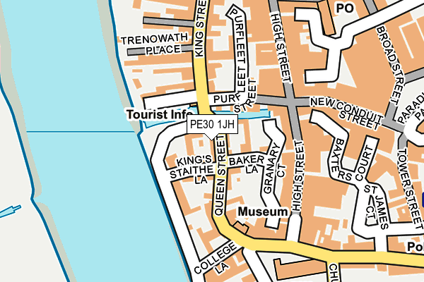 PE30 1JH map - OS OpenMap – Local (Ordnance Survey)