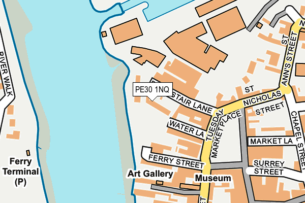 PE30 1NQ map - OS OpenMap – Local (Ordnance Survey)