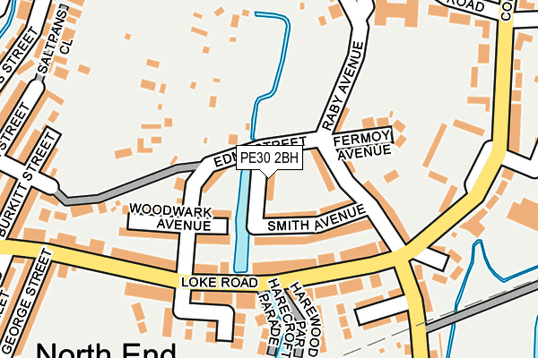 PE30 2BH map - OS OpenMap – Local (Ordnance Survey)