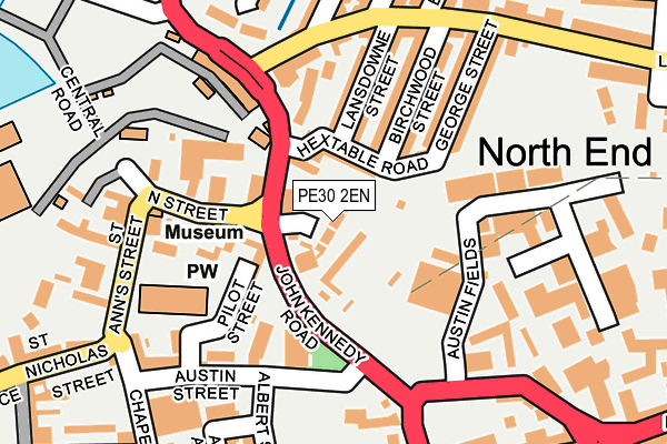 PE30 2EN map - OS OpenMap – Local (Ordnance Survey)
