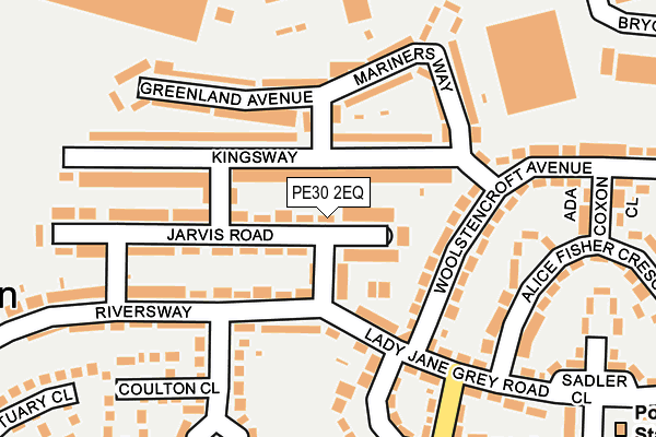 PE30 2EQ map - OS OpenMap – Local (Ordnance Survey)