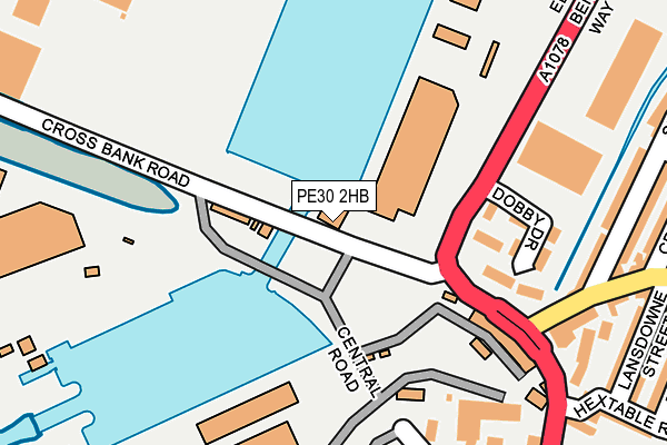 PE30 2HB map - OS OpenMap – Local (Ordnance Survey)