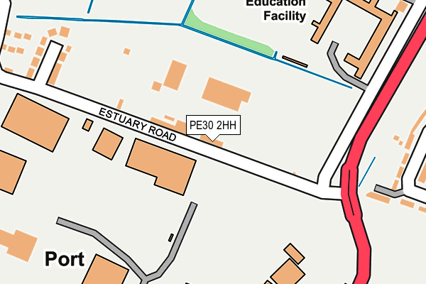 PE30 2HH map - OS OpenMap – Local (Ordnance Survey)