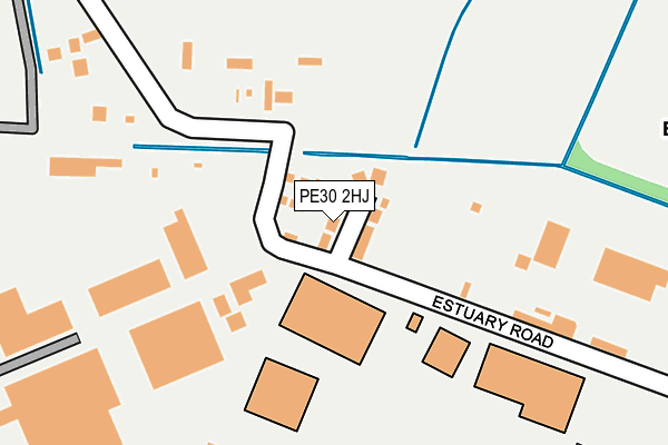 PE30 2HJ map - OS OpenMap – Local (Ordnance Survey)