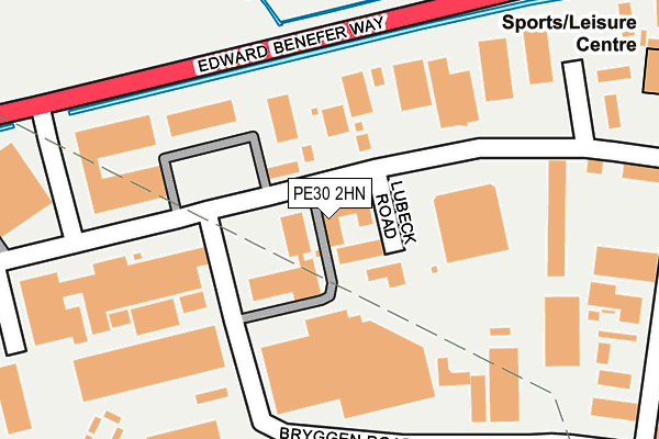 PE30 2HN map - OS OpenMap – Local (Ordnance Survey)