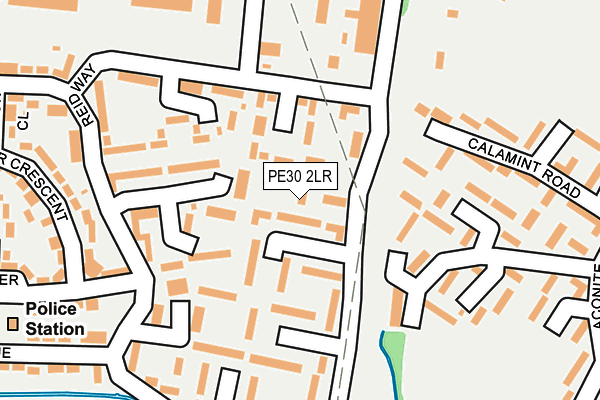 PE30 2LR map - OS OpenMap – Local (Ordnance Survey)