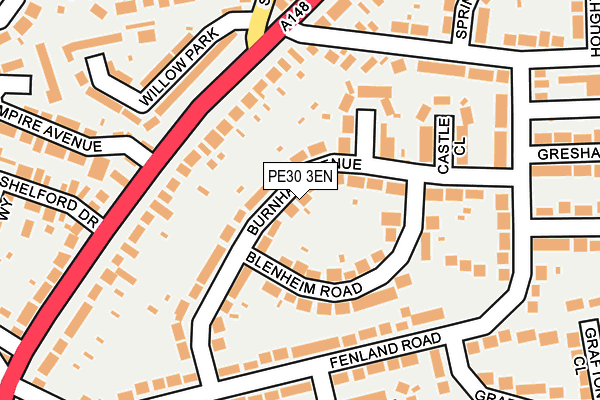 PE30 3EN map - OS OpenMap – Local (Ordnance Survey)