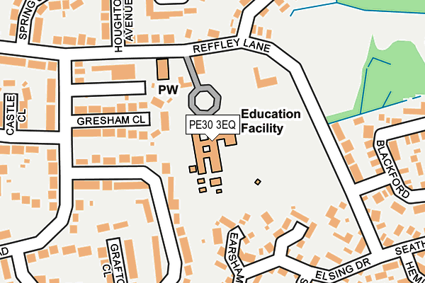 PE30 3EQ map - OS OpenMap – Local (Ordnance Survey)