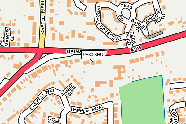 PE30 3HU map - OS OpenMap – Local (Ordnance Survey)