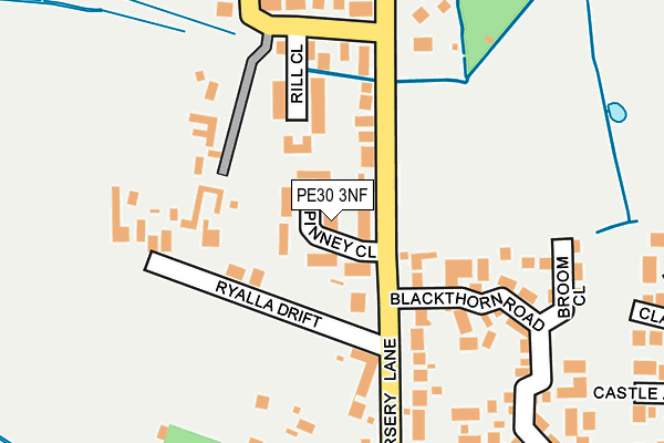 PE30 3NF map - OS OpenMap – Local (Ordnance Survey)