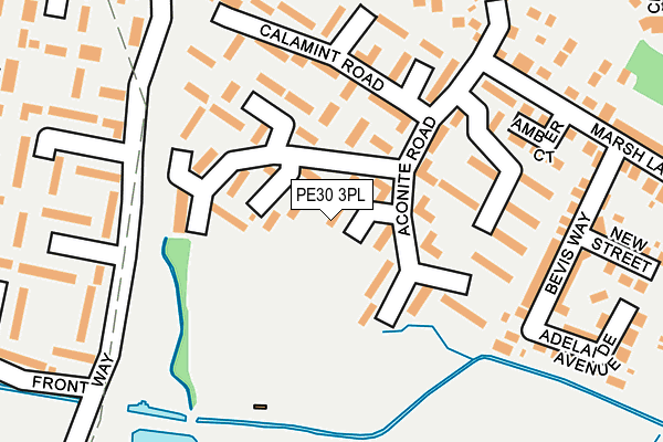 PE30 3PL map - OS OpenMap – Local (Ordnance Survey)