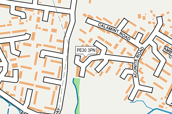 PE30 3PN map - OS OpenMap – Local (Ordnance Survey)