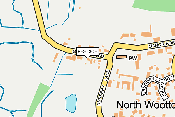 PE30 3QH map - OS OpenMap – Local (Ordnance Survey)