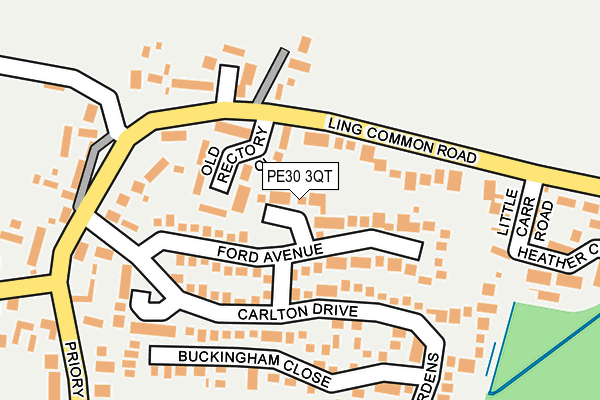 PE30 3QT map - OS OpenMap – Local (Ordnance Survey)