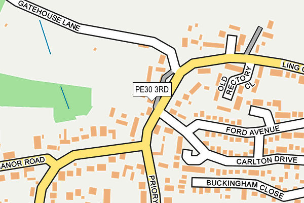 PE30 3RD map - OS OpenMap – Local (Ordnance Survey)