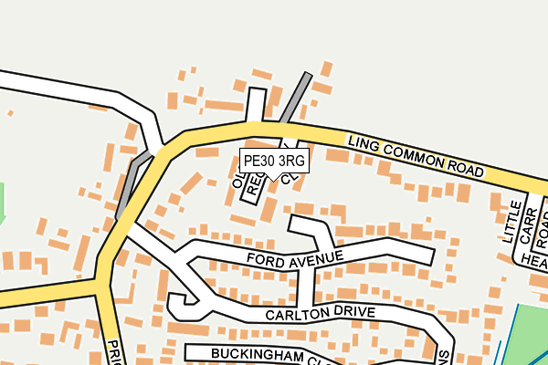 PE30 3RG map - OS OpenMap – Local (Ordnance Survey)