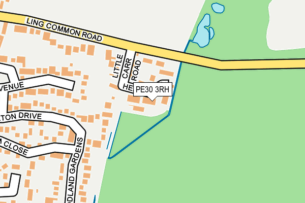 PE30 3RH map - OS OpenMap – Local (Ordnance Survey)