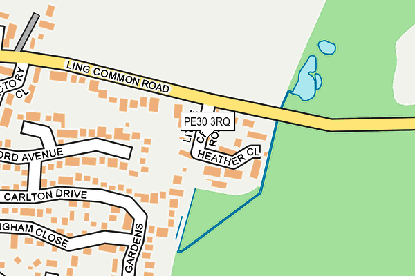 PE30 3RQ map - OS OpenMap – Local (Ordnance Survey)