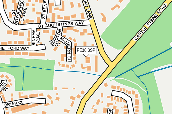PE30 3SP map - OS OpenMap – Local (Ordnance Survey)
