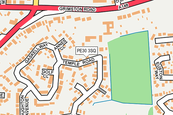 PE30 3SQ map - OS OpenMap – Local (Ordnance Survey)