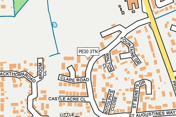 PE30 3TN map - OS OpenMap – Local (Ordnance Survey)