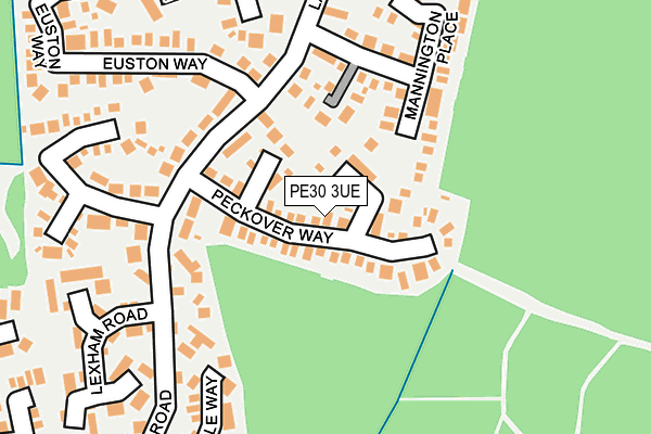 PE30 3UE map - OS OpenMap – Local (Ordnance Survey)