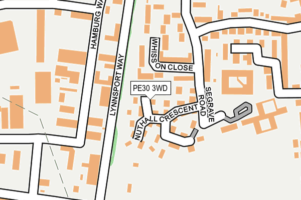 PE30 3WD map - OS OpenMap – Local (Ordnance Survey)