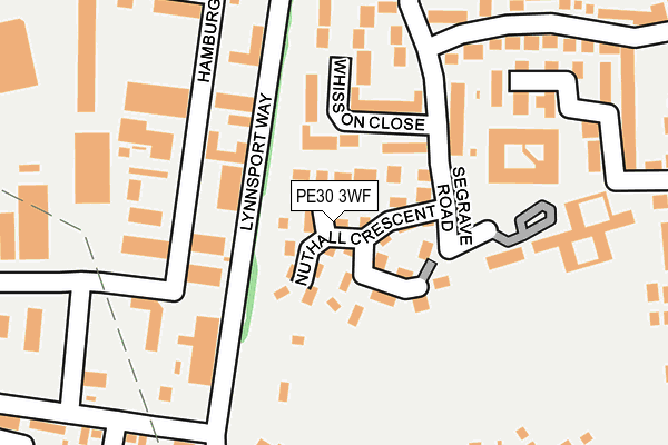 PE30 3WF map - OS OpenMap – Local (Ordnance Survey)