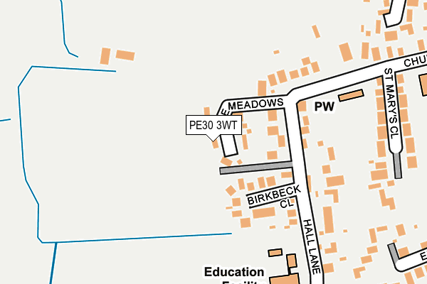 PE30 3WT map - OS OpenMap – Local (Ordnance Survey)