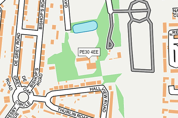 PE30 4EE map - OS OpenMap – Local (Ordnance Survey)