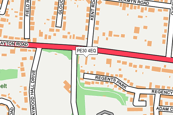 PE30 4EQ map - OS OpenMap – Local (Ordnance Survey)