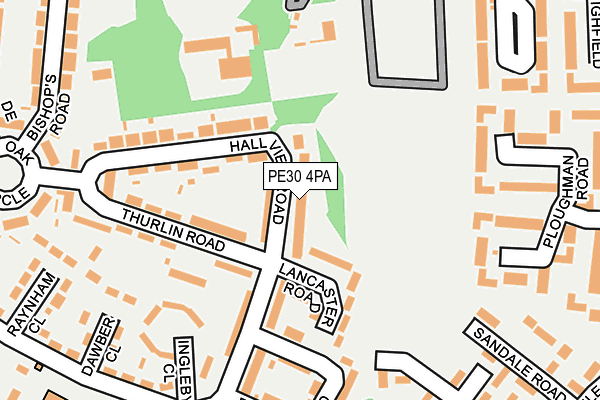 PE30 4PA map - OS OpenMap – Local (Ordnance Survey)