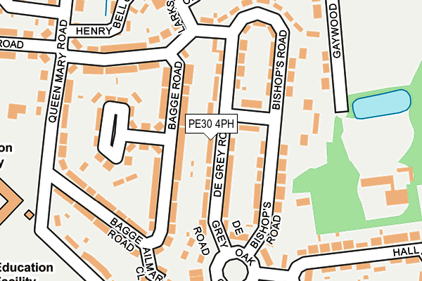 PE30 4PH map - OS OpenMap – Local (Ordnance Survey)